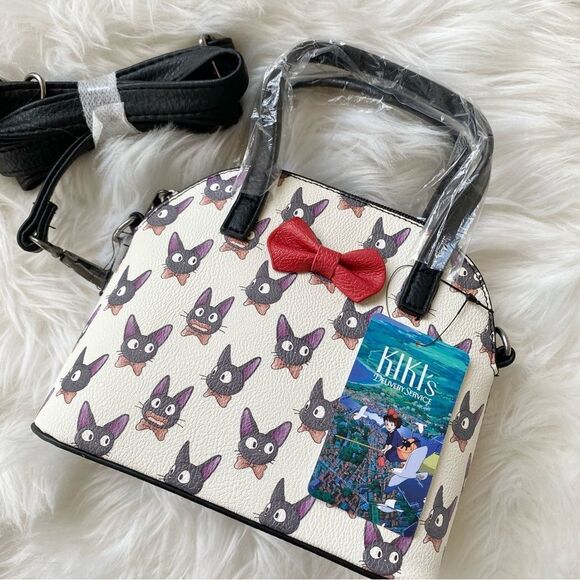 Loungefly Studio Ghibli Kiki's Delivery Service Jiji Mini Dome Crossbody Bag